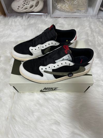 Travis Scott × Nike Women's Air Jordan 1 Low OG "Medium Olive"