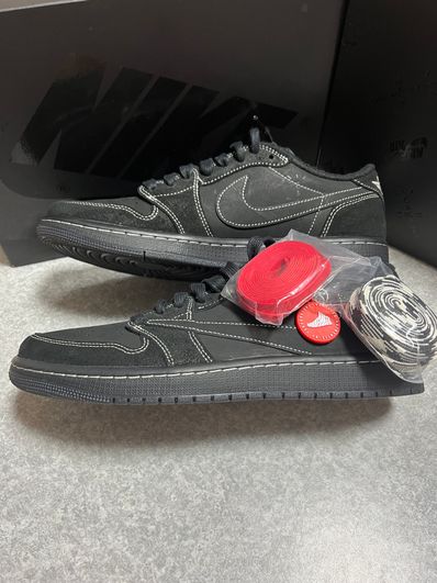 Travis Scott × Nike Air Jordan 1 Low OG SP "Black Phantom"