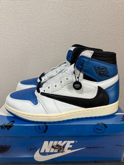 Travis Scott × fragment design × Nike Air Jordan 1 Retro High OG SP "Military Blue"