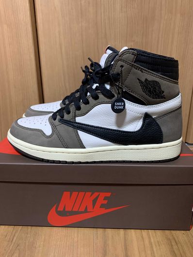 Travis Scott × Nike Air Jordan 1 Retro High OG TS SP "Sail/Dark Mocha"
