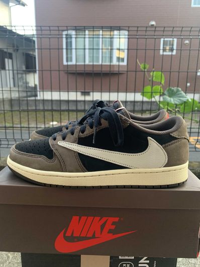 Travis Scott × Nike Air Jordan 1 Low OG SP-T "Black/Dark Mocha"