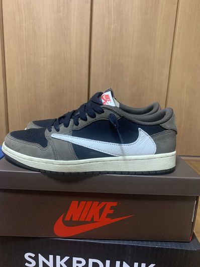 Travis Scott × Nike Air Jordan 1 Low OG SP-T "Black/Dark Mocha"