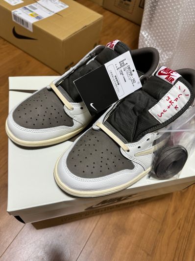 Travis Scott × Nike Air Jordan 1 Low OG SP "Reverse Mocha/Sail and Ridgerock"