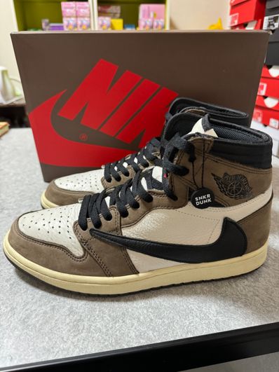 Travis Scott × Nike Air Jordan 1 Retro High OG TS SP "Sail/Dark Mocha"