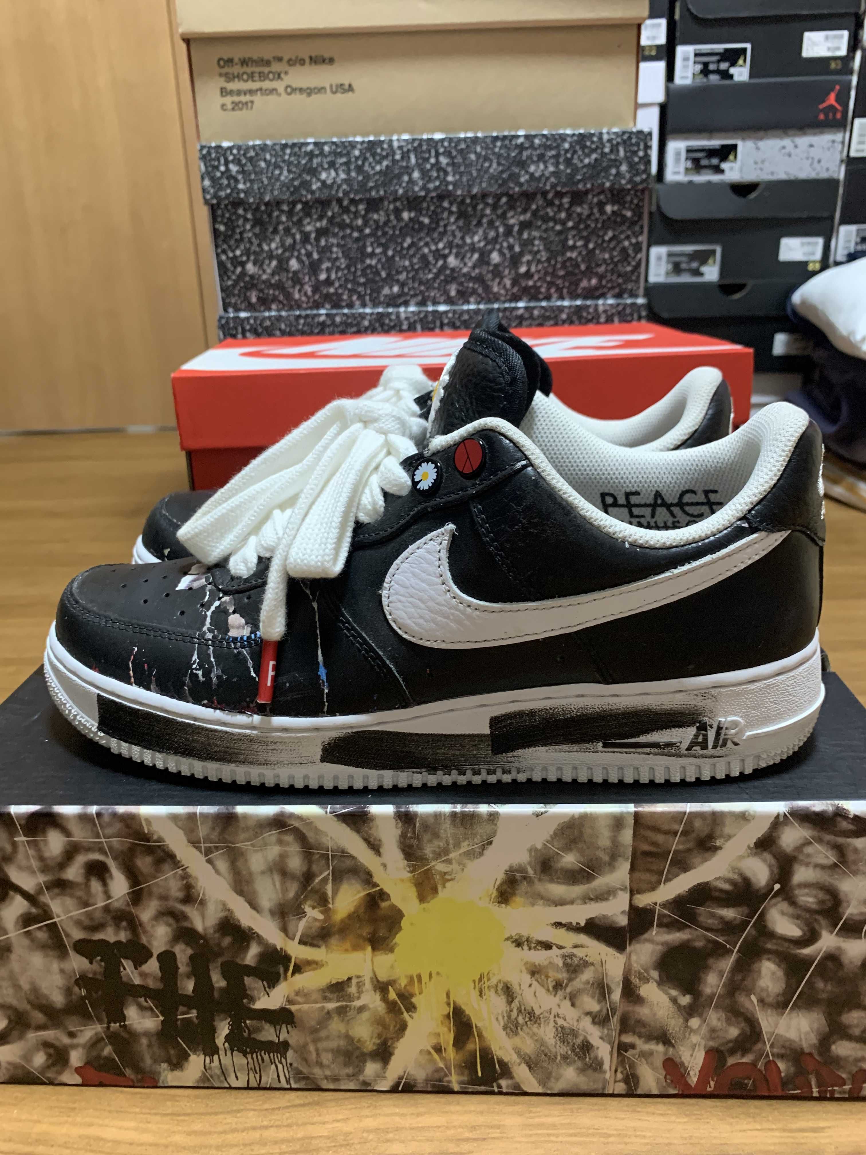 PEACEMINUSONE × Nike Air Force 1 Low Para Noise "Black" / G-DRAGON