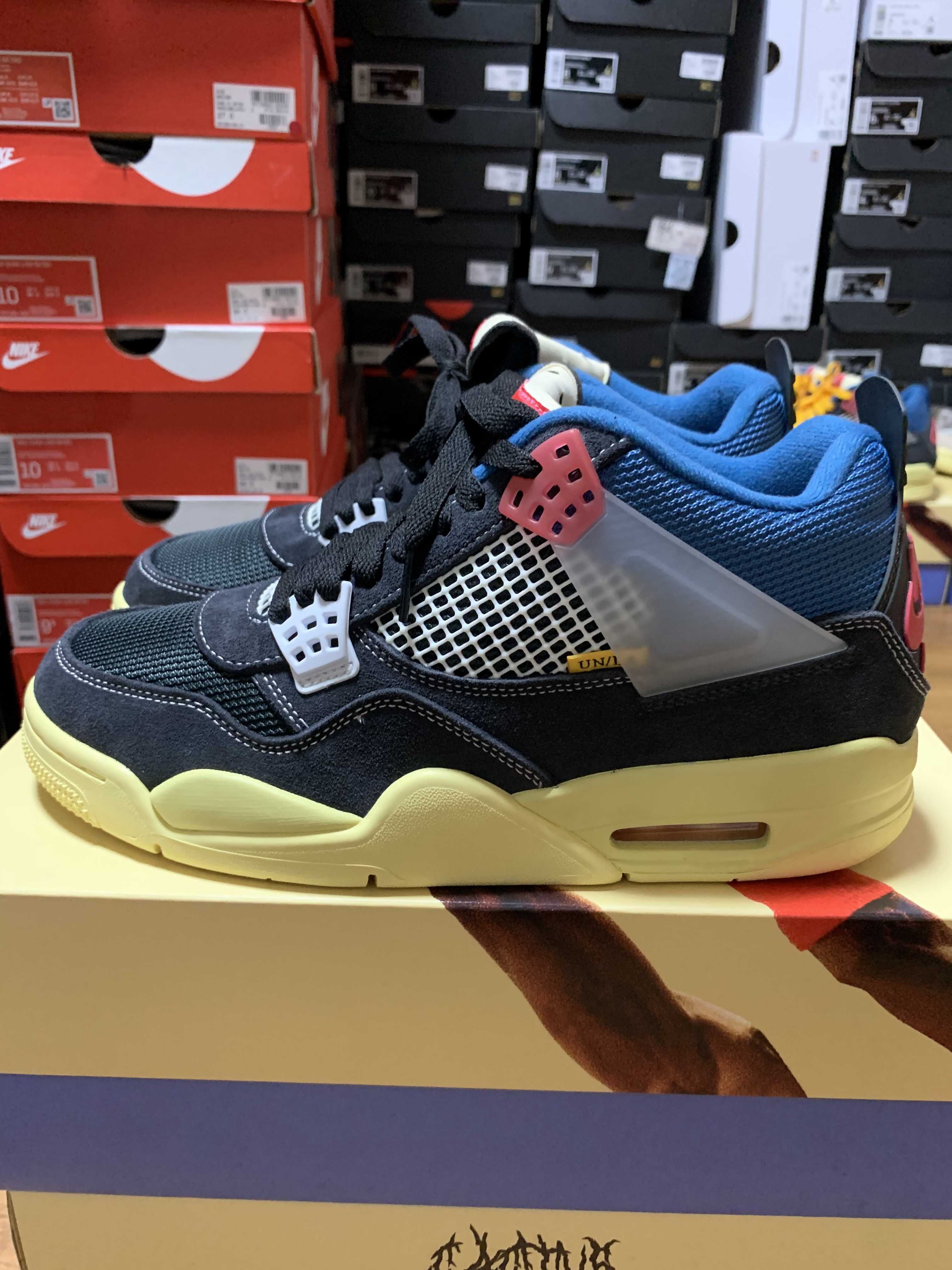 UNION × NIKE AIR JORDAN 4 "OFF NOIR"