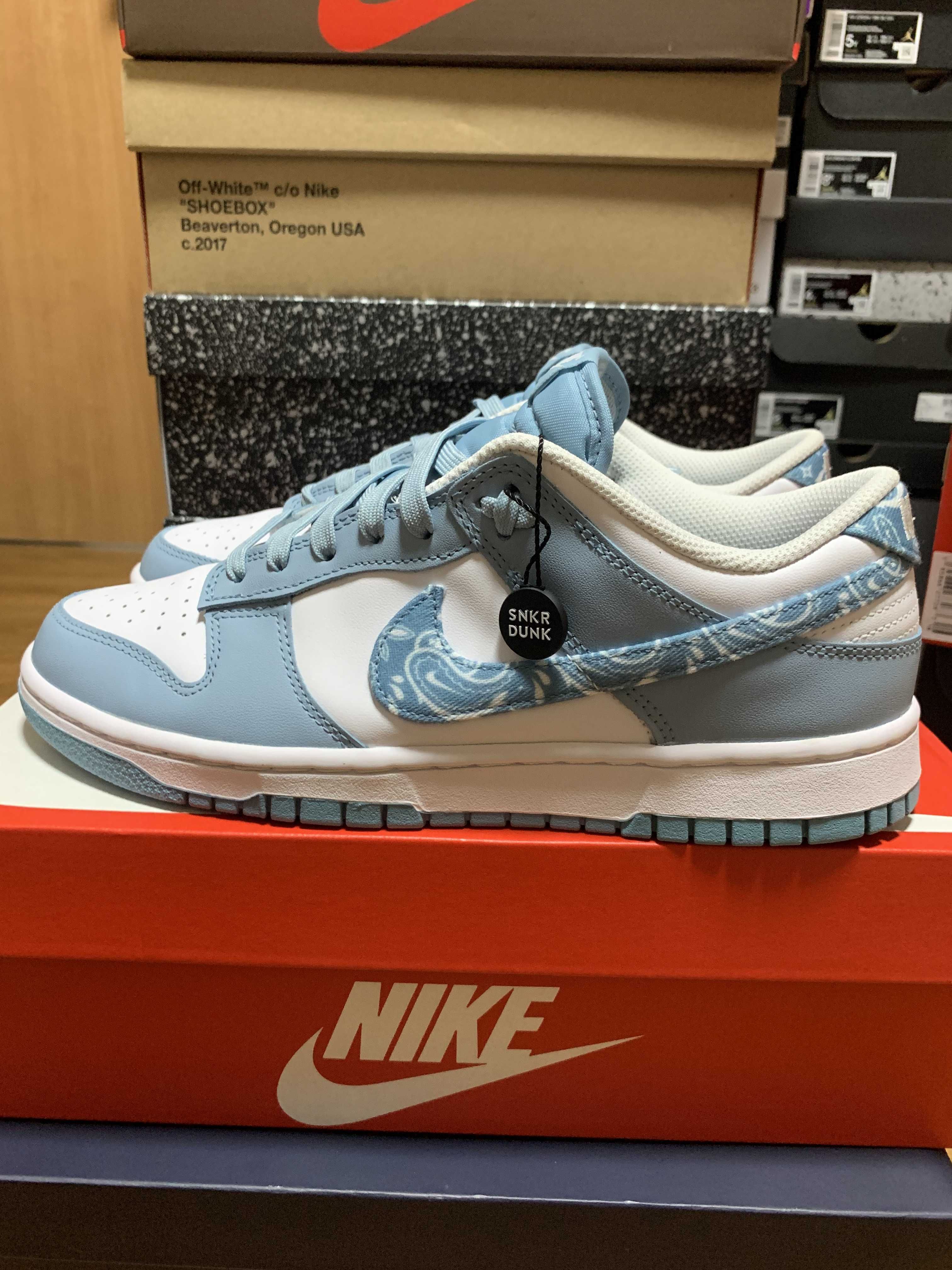 Nike Women's Dunk Low ESS "Blue Paisley"