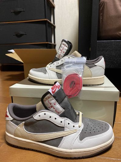 Travis Scott × Nike Air Jordan 1 Low OG SP "Reverse Mocha/Sail and Ridgerock"