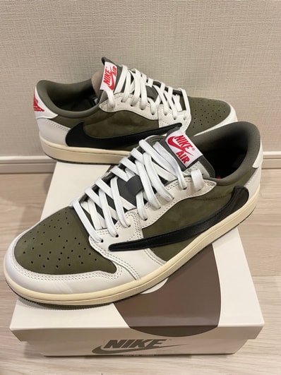 Travis Scott × Nike Air Jordan 1 Low OG SP "Reverse Olive"