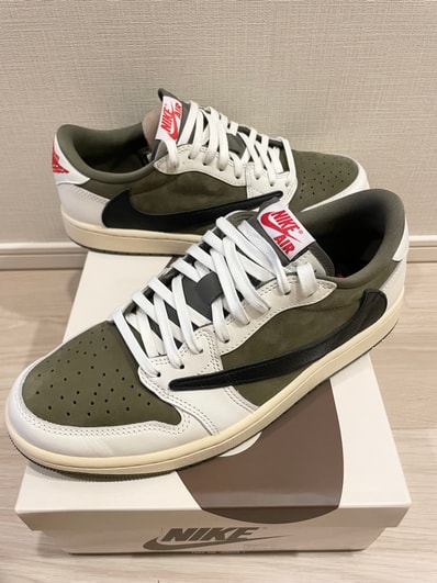 Travis Scott × Nike Air Jordan 1 Low OG SP "Reverse Olive"