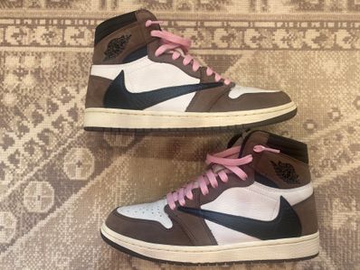 Travis Scott × Nike Air Jordan 1 Retro High OG TS SP "Sail/Dark Mocha"