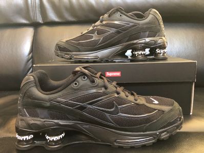 Supreme × Nike Shox Ride 2 "Black/Black-White"