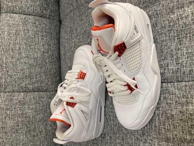 Nike Air Jordan 4 Retro "White/Team Orange"