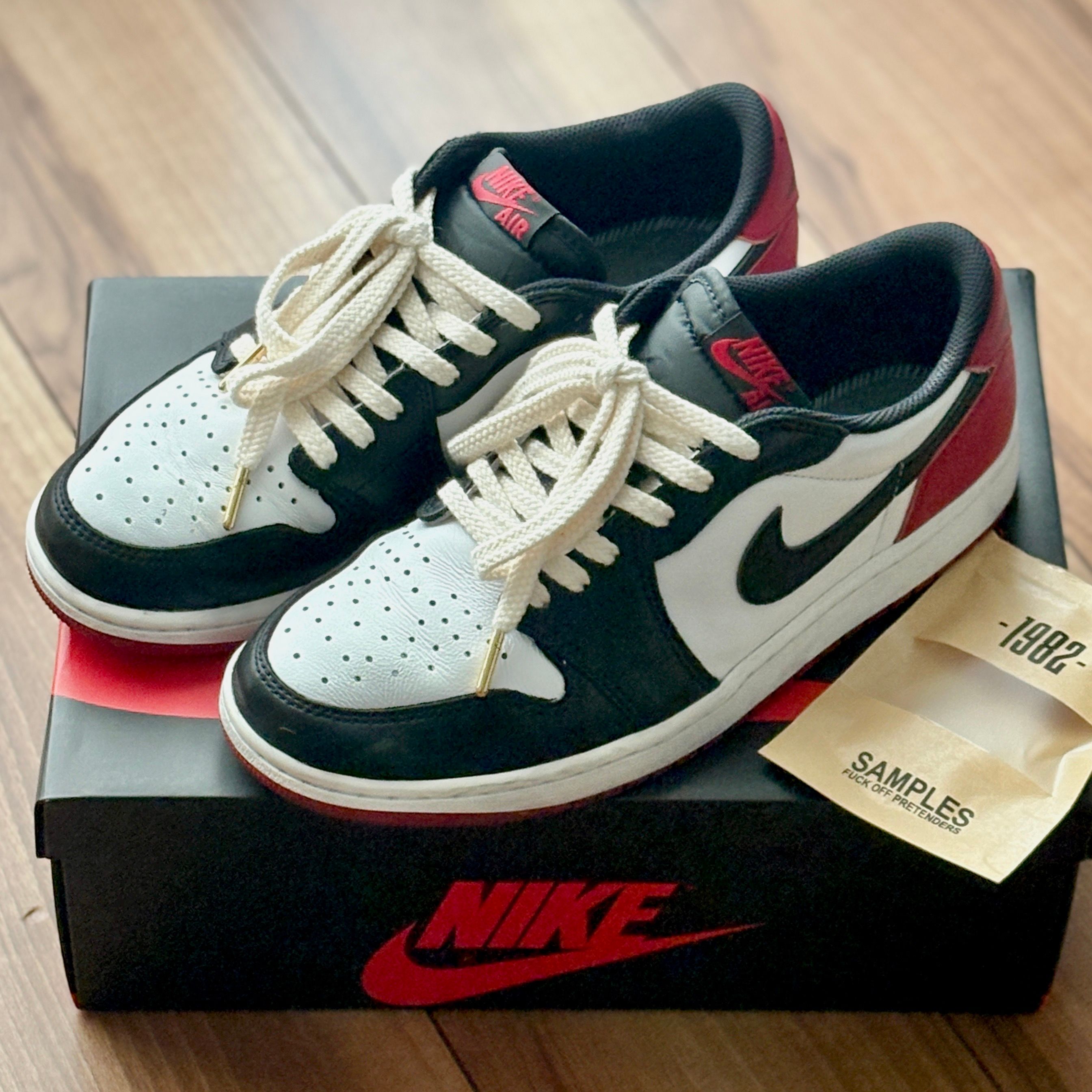 Nike Air Jordan 1 Retro Low OG "Black Toe"