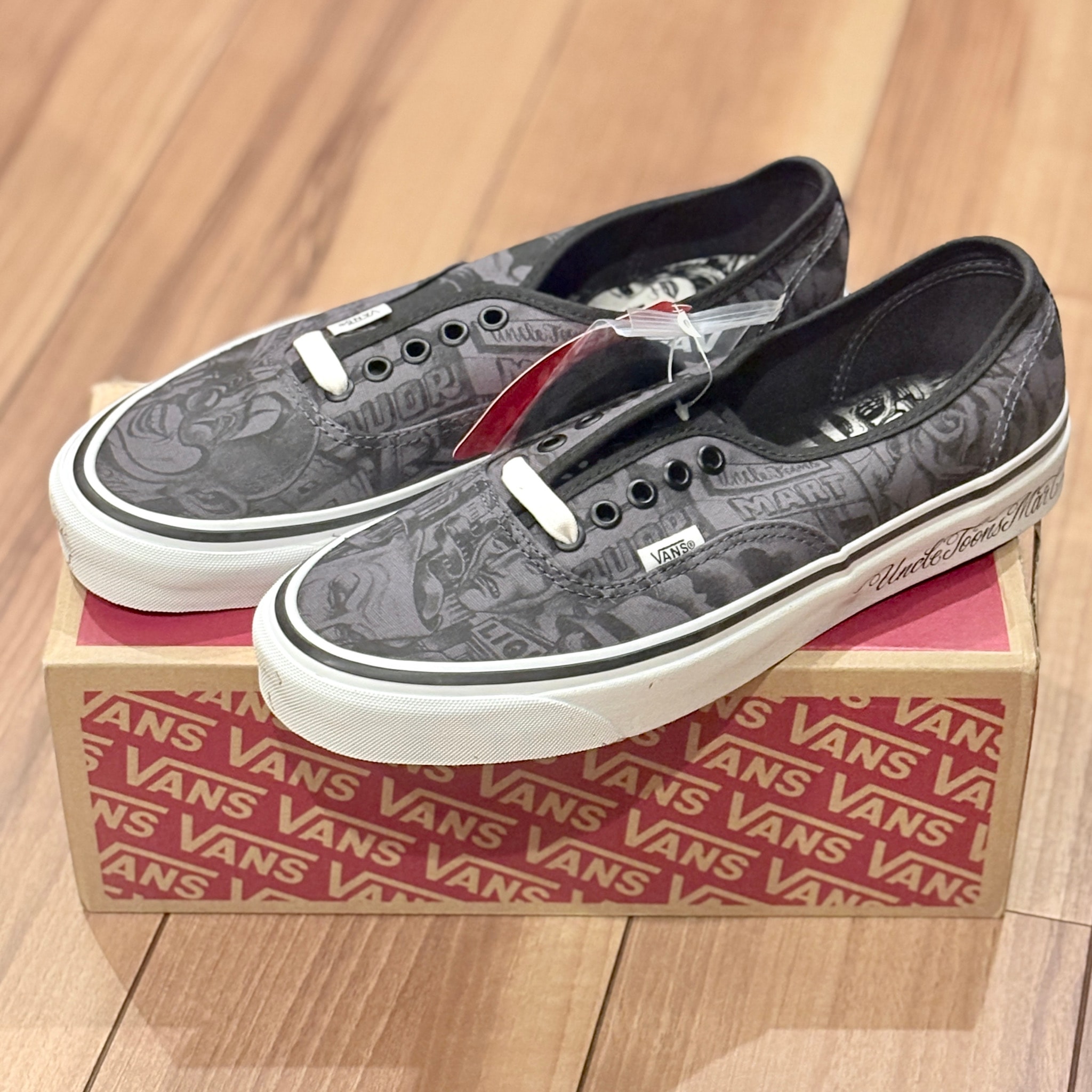 NEIGHBORHOOD × Mr.Cartoon × Vans Authentic 44 DC "Black/Grey"
