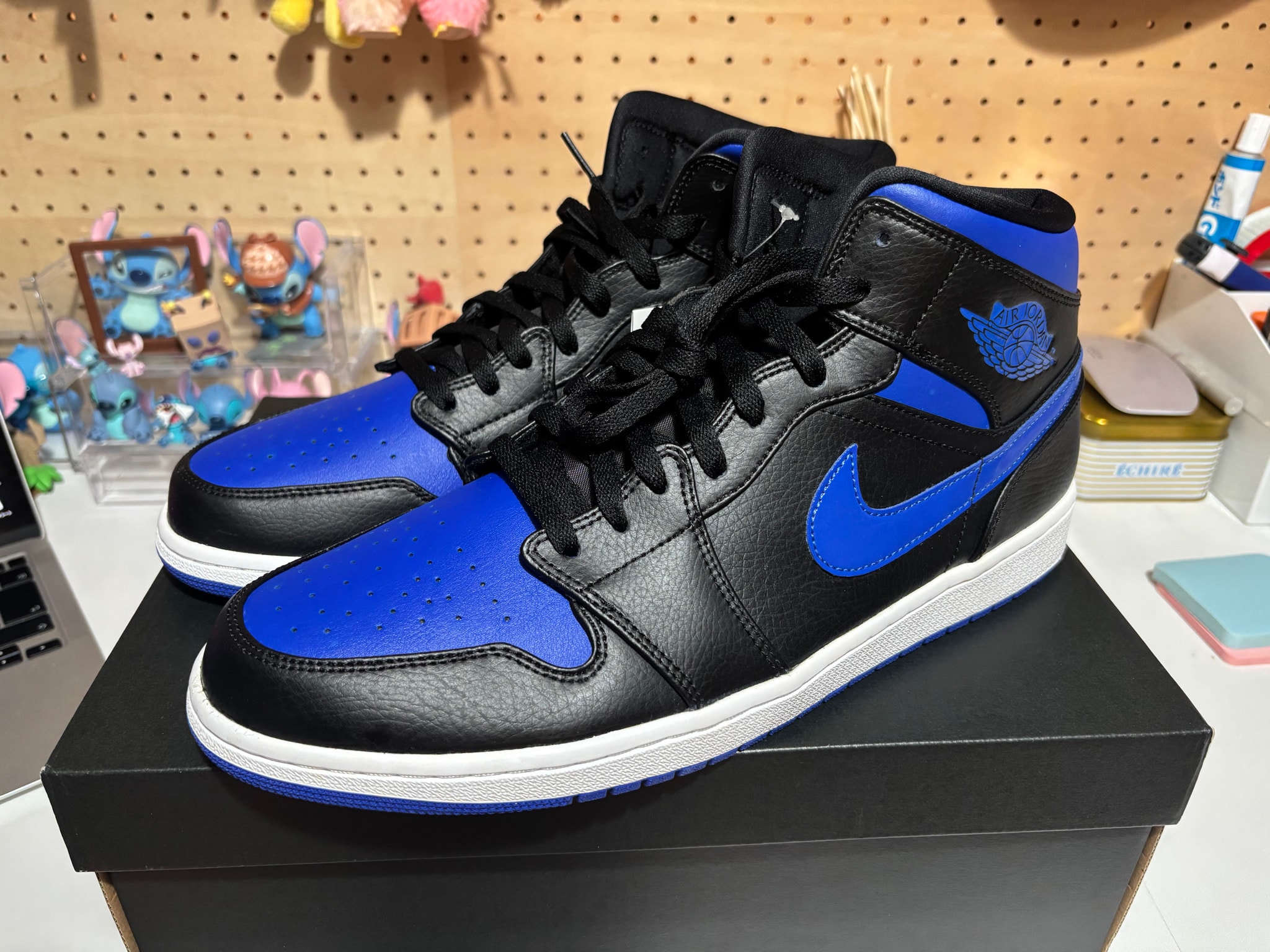 Nike Air Jordan 1 Mid "Black/Blue"