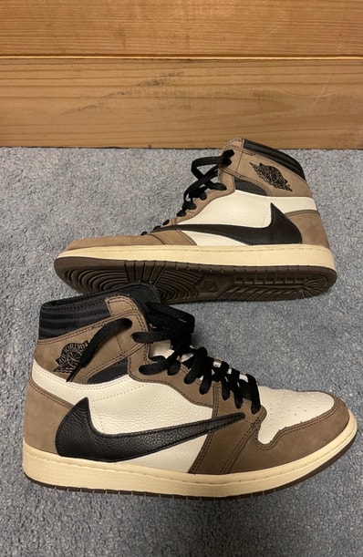 Travis Scott × Nike Air Jordan 1 Retro High OG TS SP "Sail/Dark Mocha"