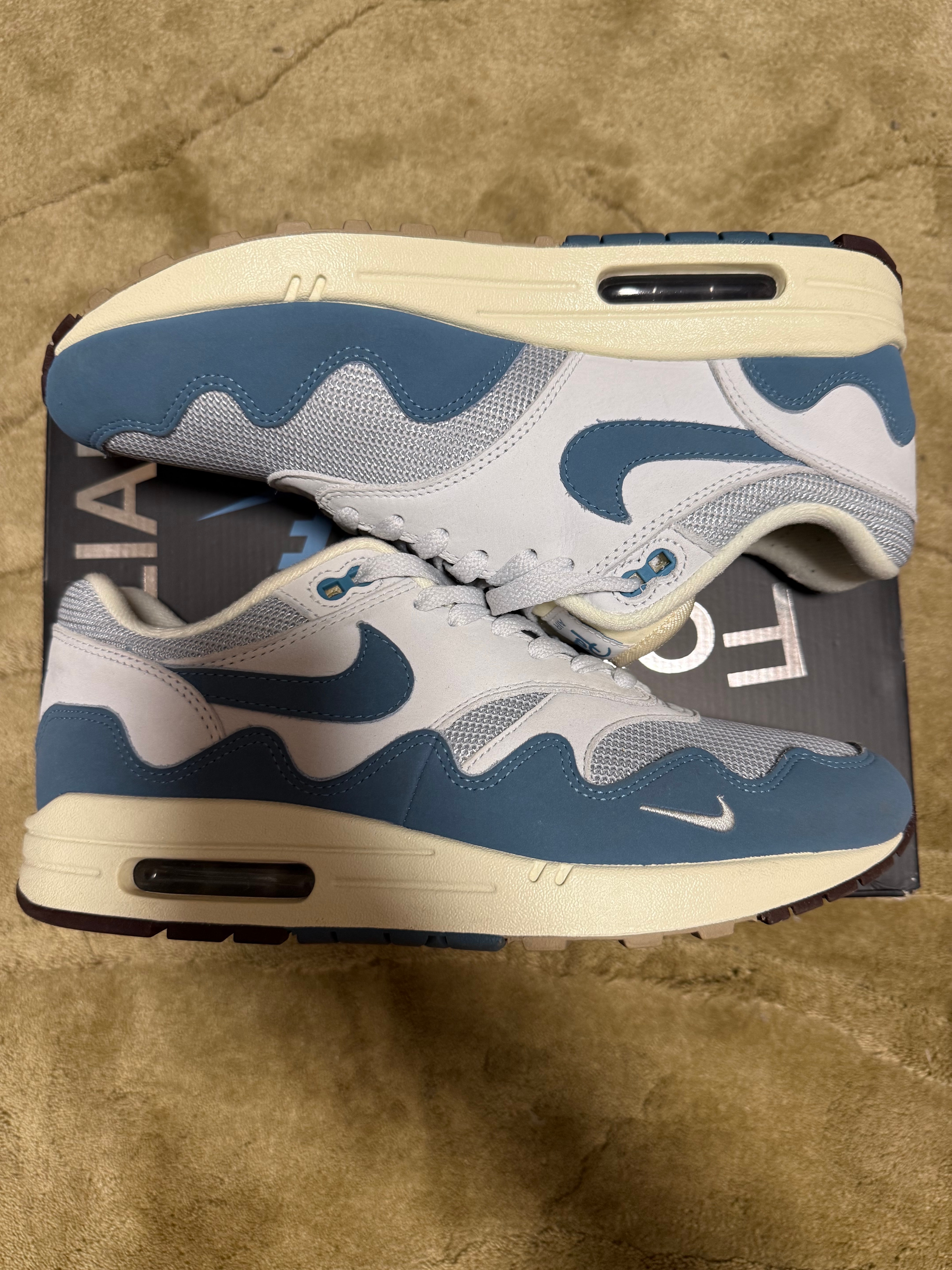 Patta × Nike Air Max 1 "Noise Aqua"