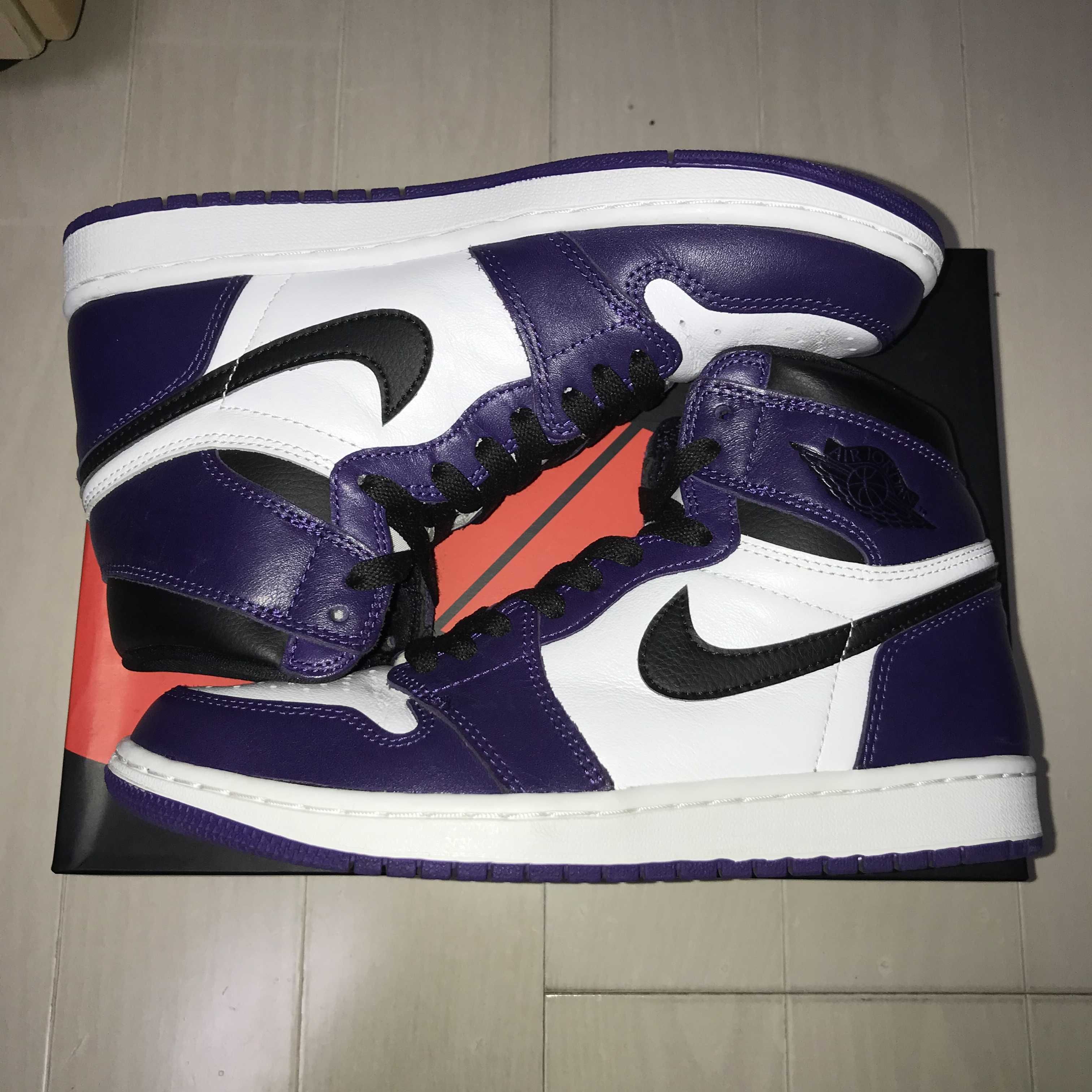 Nike Air Jordan 1 Retro High OG "Court Purple White/Black" (2020)   