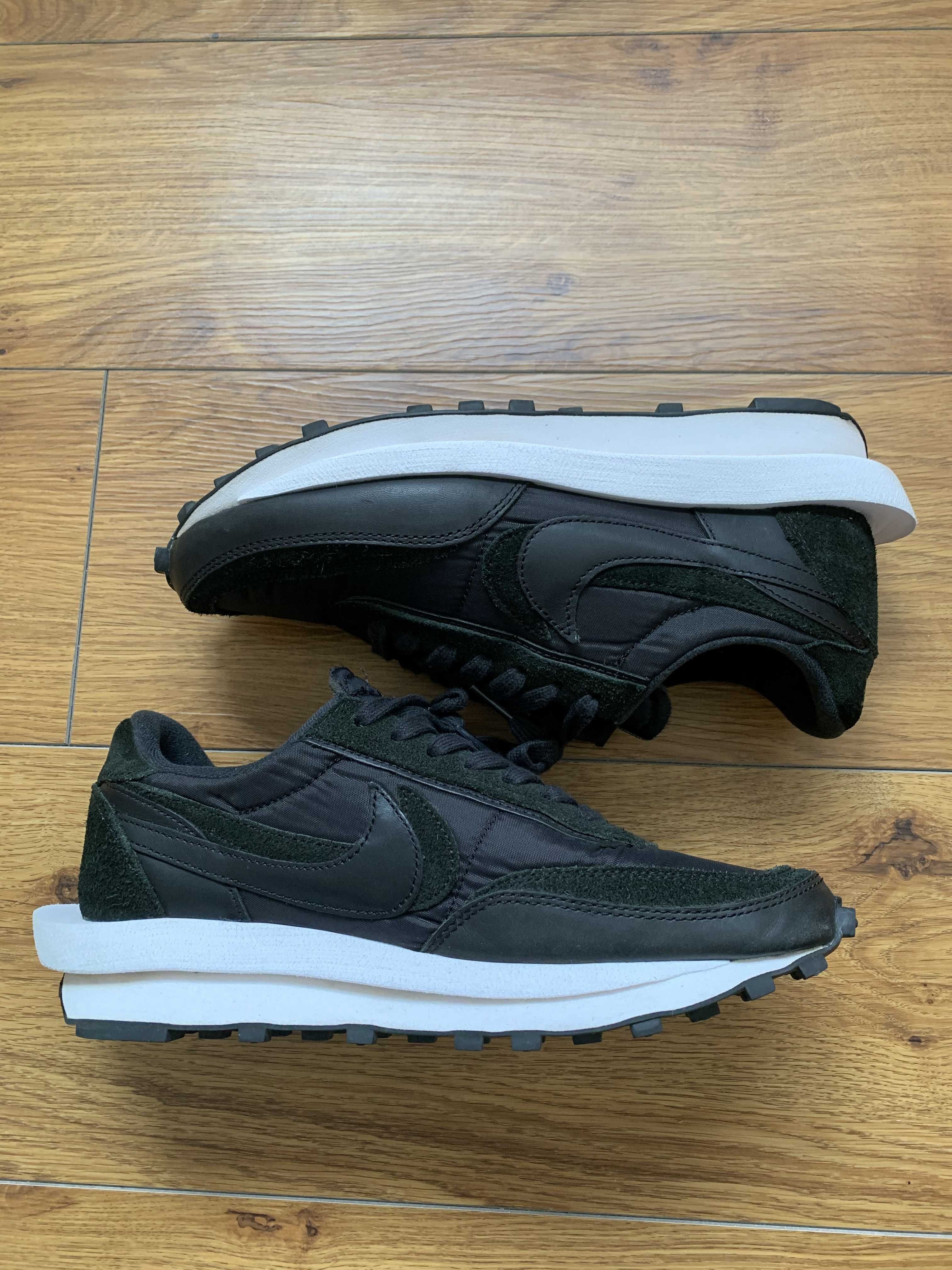 sacai × Nike LDV Waffle "Triple Black"