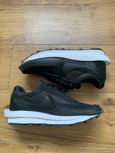 sacai × Nike LDV Waffle "Triple Black"