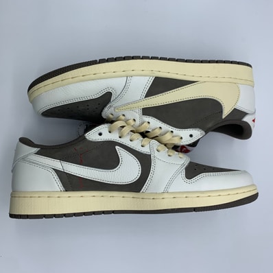 Travis Scott × Nike Air Jordan 1 Low OG SP "Reverse Mocha/Sail and Ridgerock"