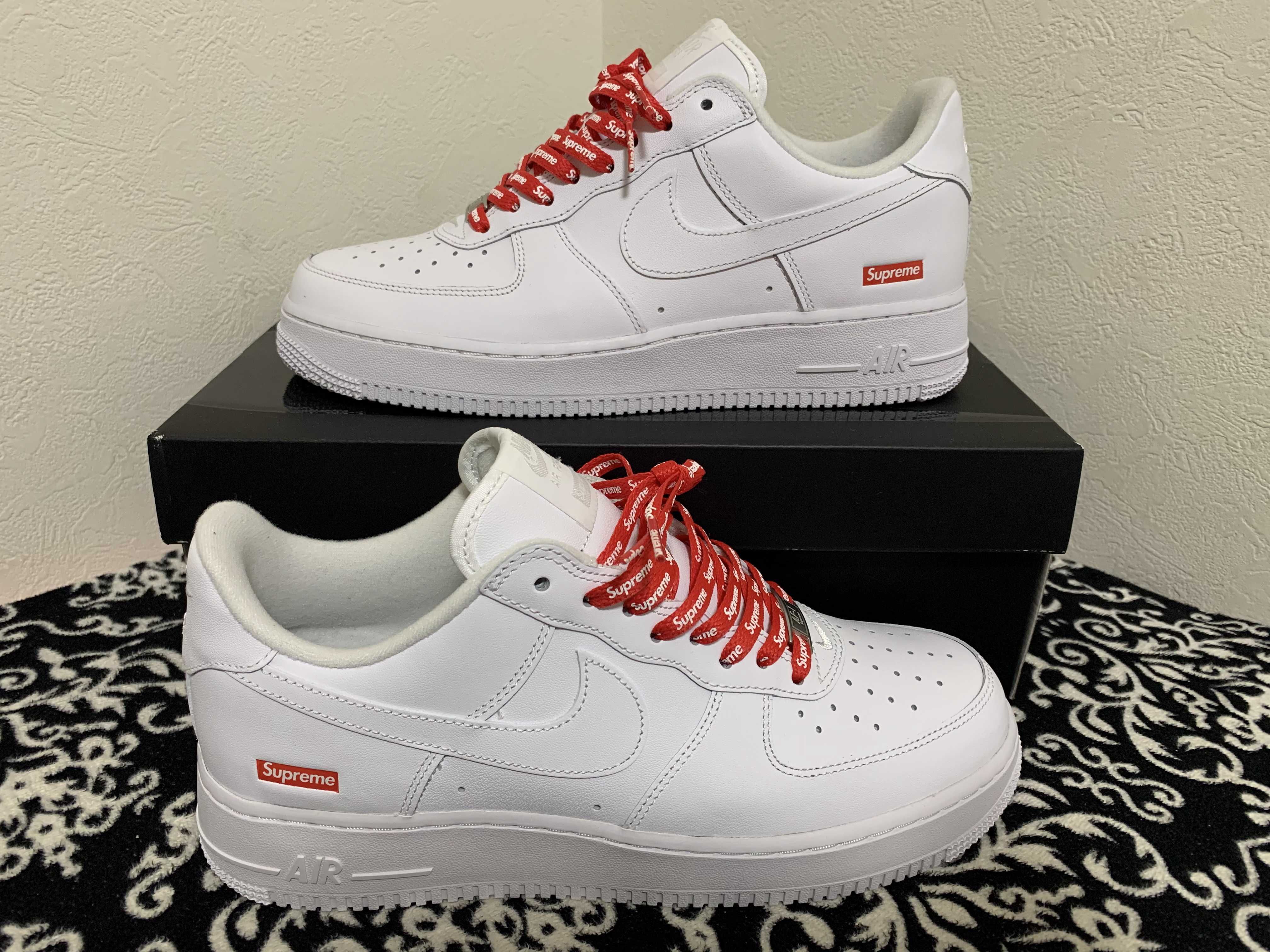 Supreme × Nike Air Force 1 Low "White"
