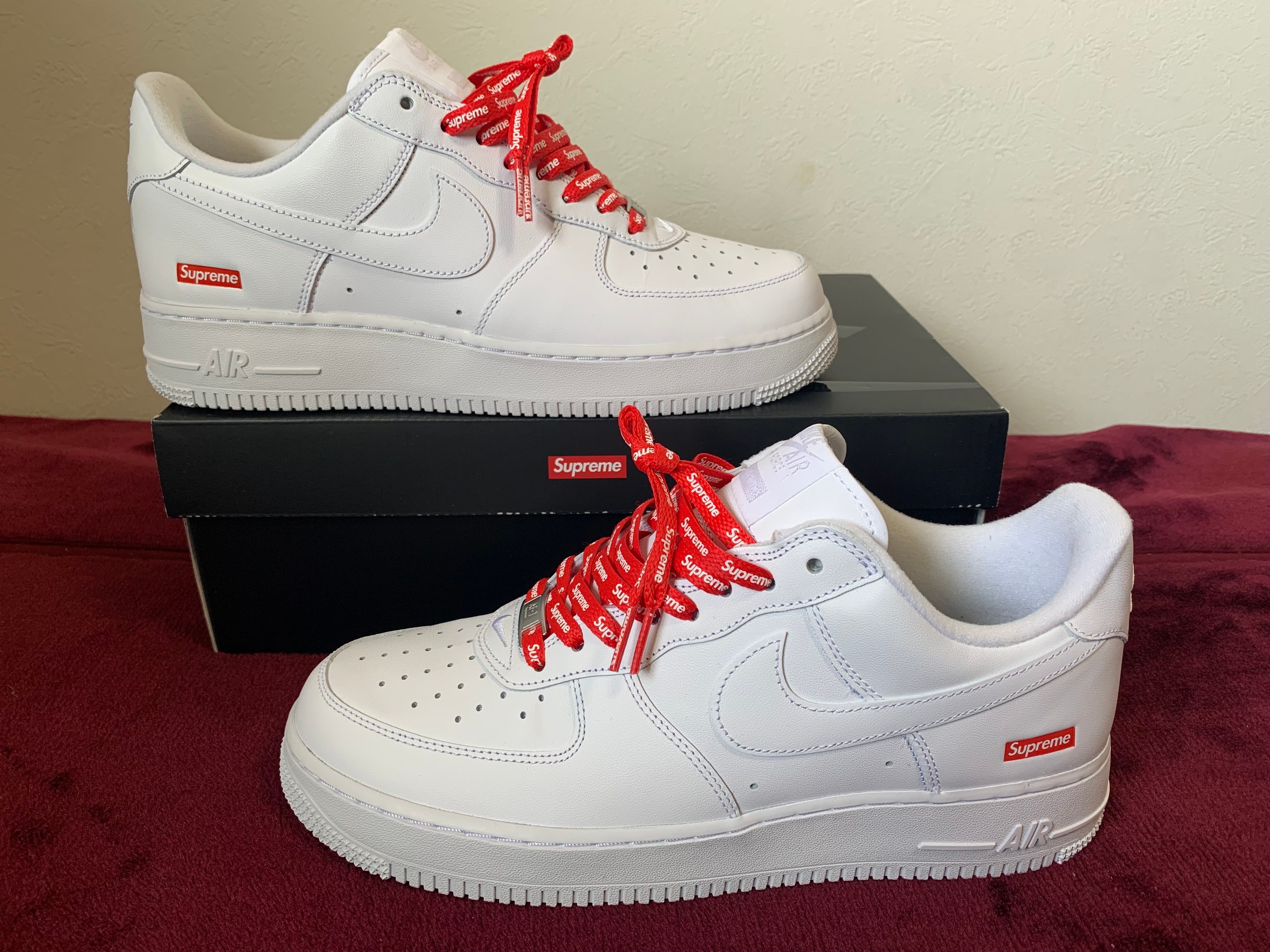 Supreme × Nike Air Force 1 Low "White"