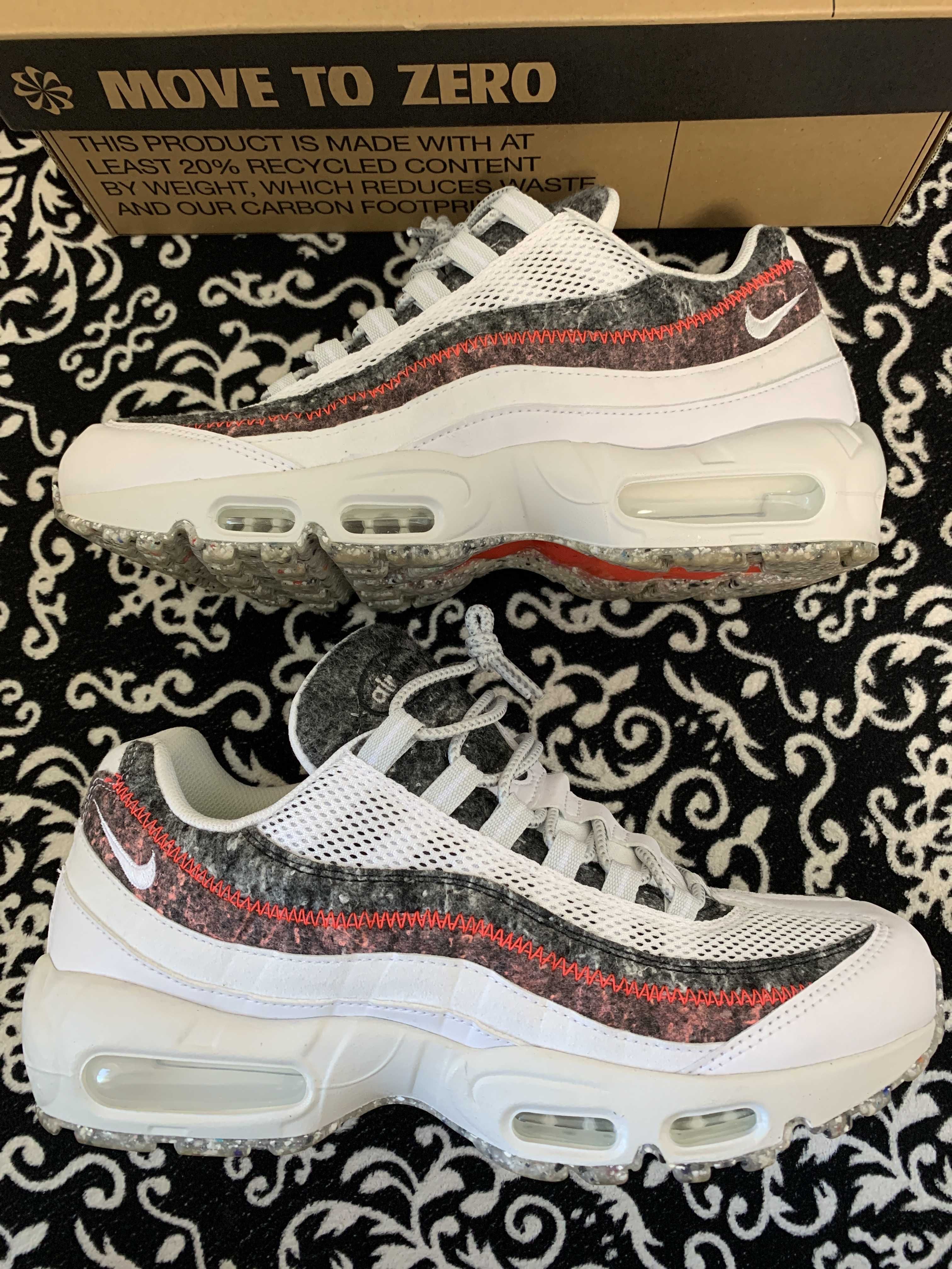 Nike Air Max 95 "White/Photon Dust/Bright Crimson"