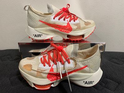 Off-White × Nike Air Zoom Tempo Next% Flyknit "Solar Red"