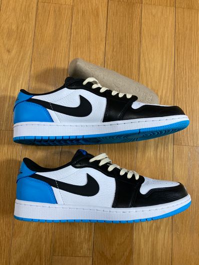 Nike Air Jordan 1 Low OG "Black and Dark Powder Blue/UNC"