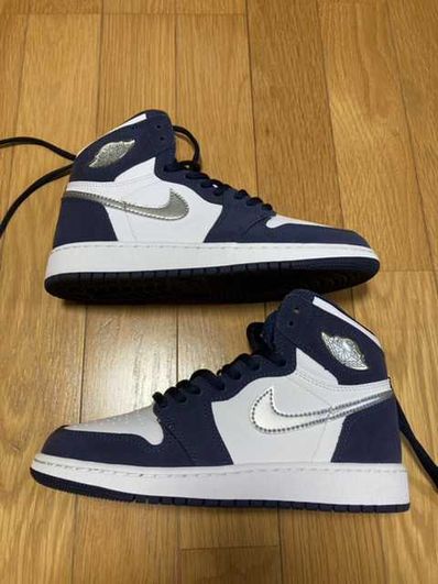 Nike GS Air Jordan 1 High OG CO.JP "Midnight Navy" (2020)(ブリーフケースなし)