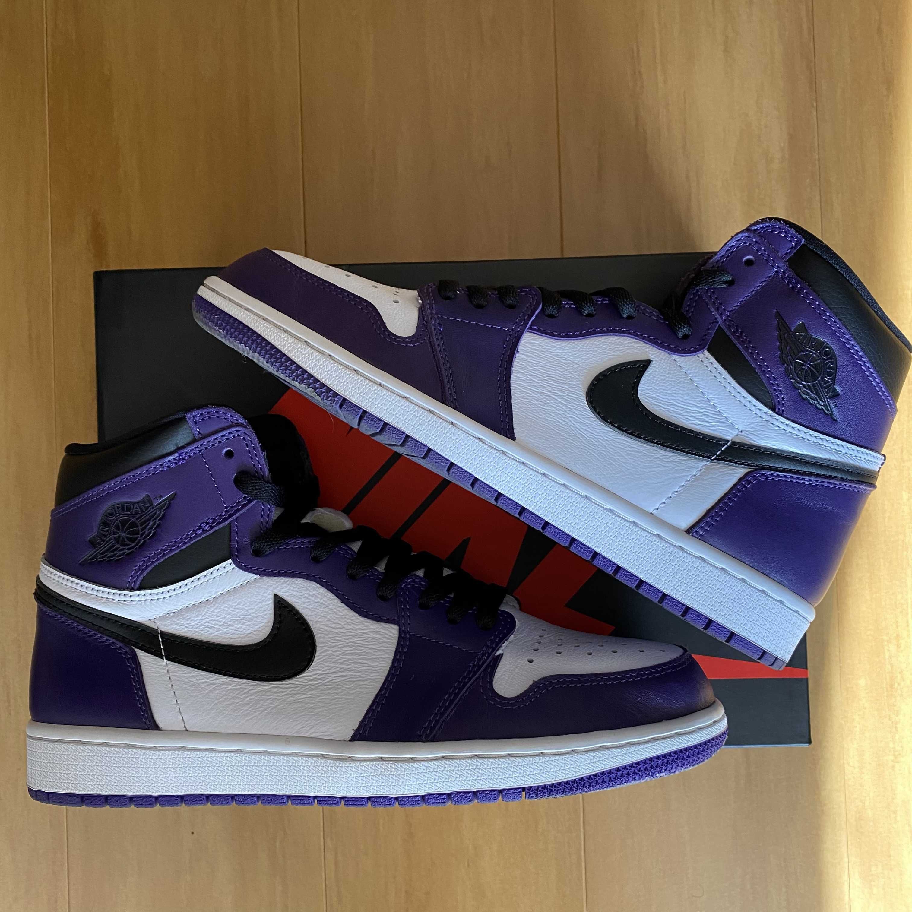 Nike Air Jordan 1 Retro High OG "Court Purple White/Black" (2020)   
