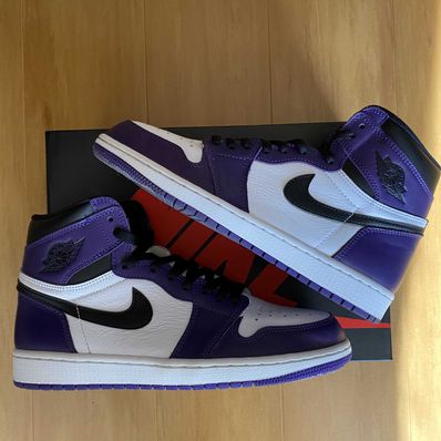 Nike Air Jordan 1 Retro High OG "Court Purple White/Black" (2020)
