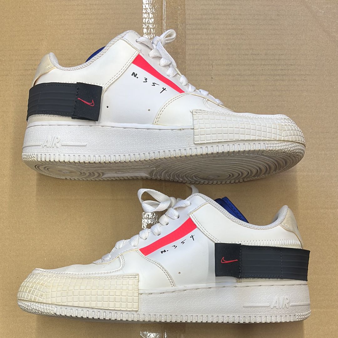 Nike Air Force 1 Low Type "Summit White/Red Orbit/White/Black"