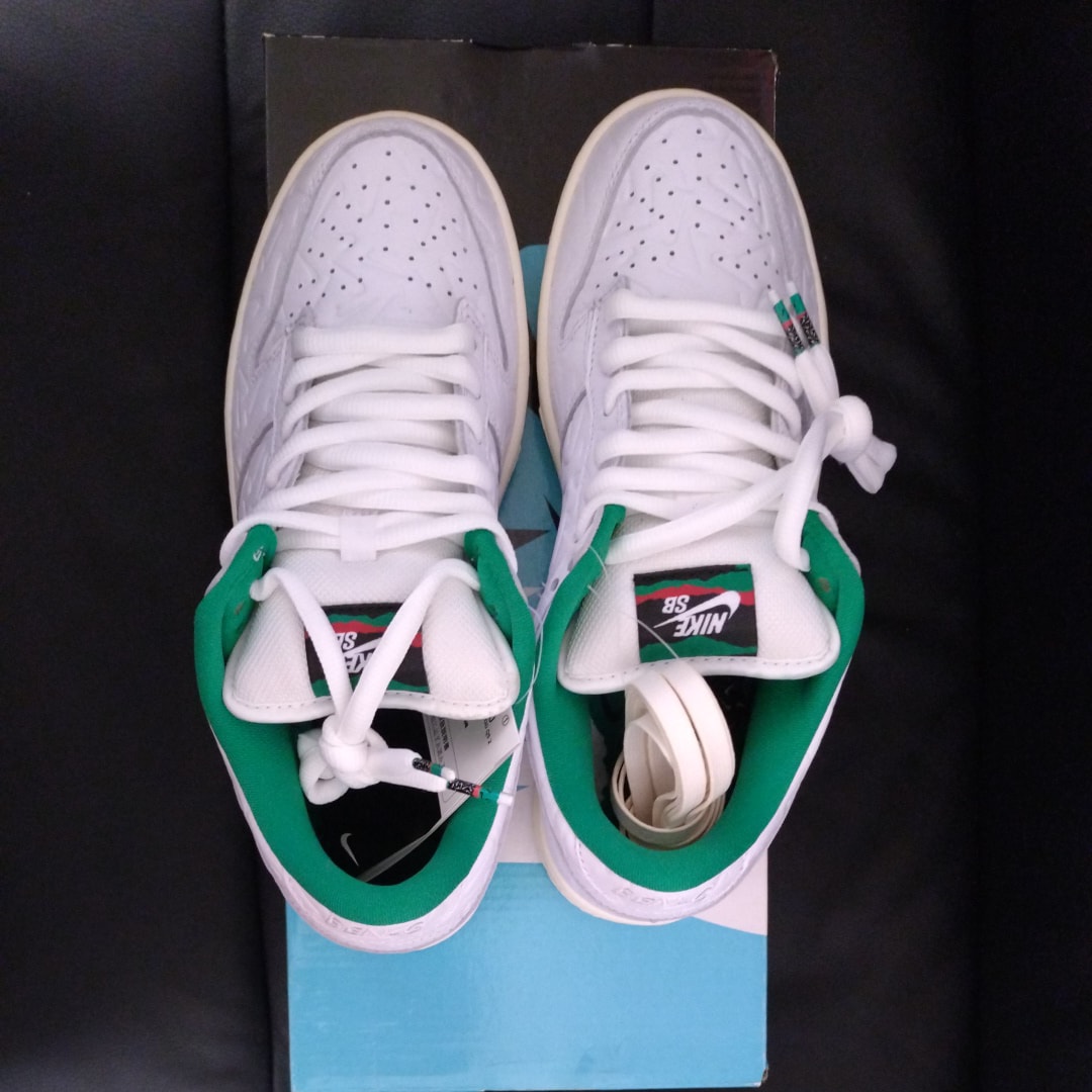 BEN-G × Nike SB Dunk Low "White/Green"