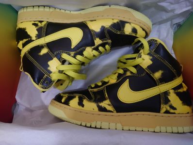 Nike Dunk High 1985 SP "Yellow Acid Wash"