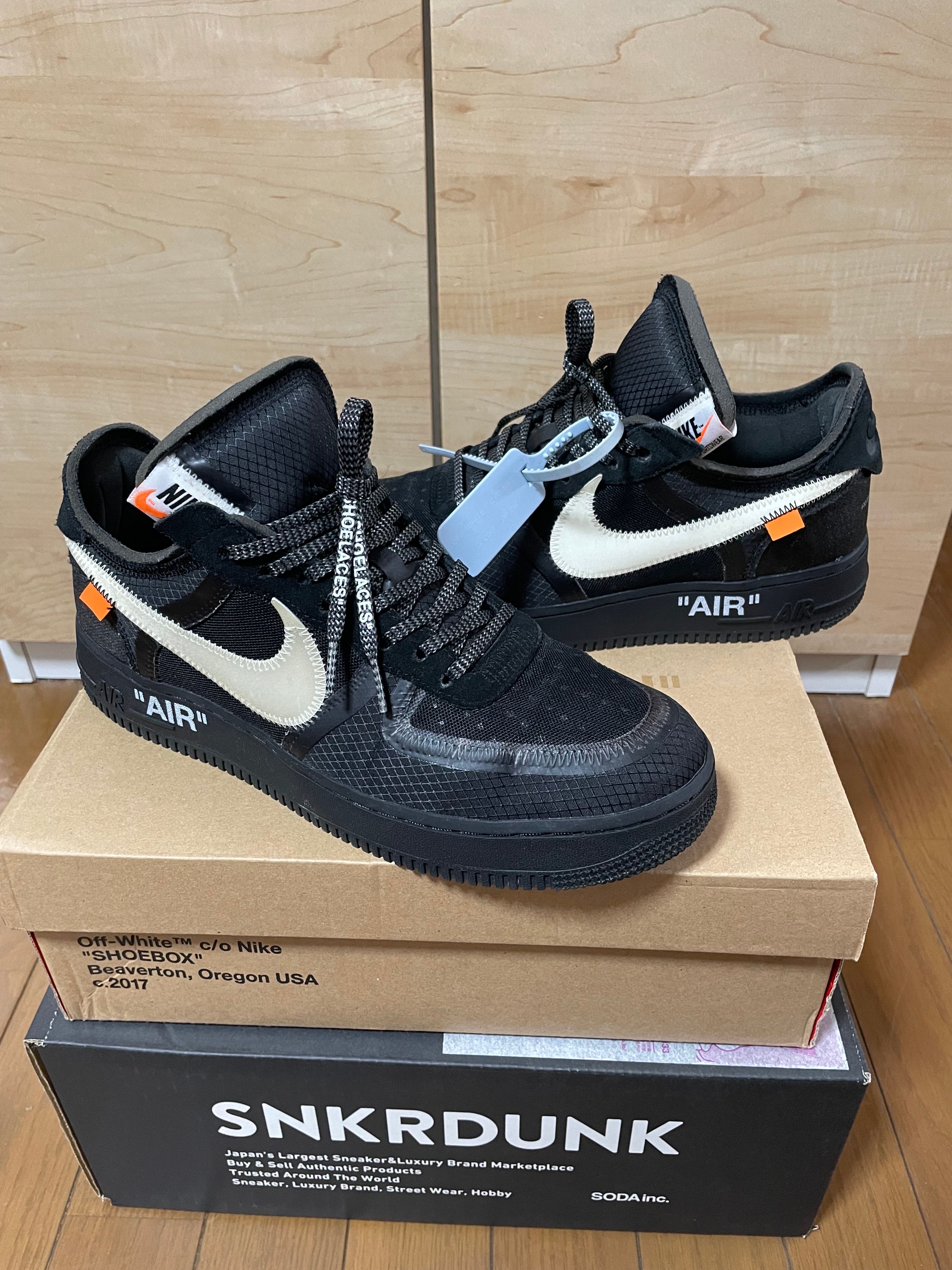 Off-White × Nike Air Force 1 Low "Black"