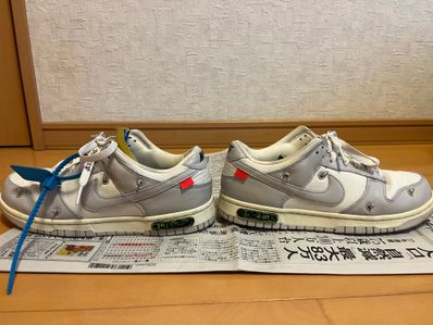 Off-White × Nike Dunk Low "Sail/Neutral Gray"