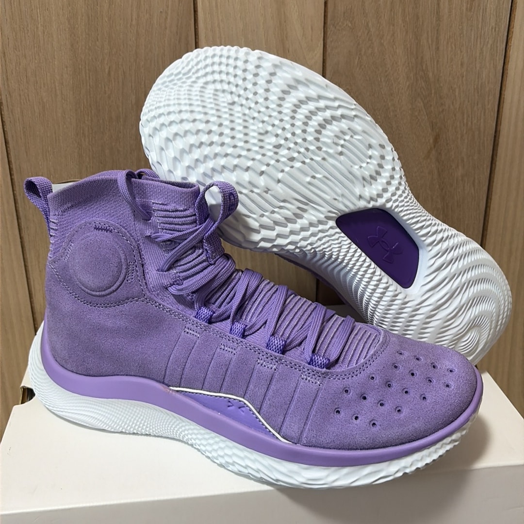 Under Armour Curry4 Flotro "Vivid Lilac/White/Grape"