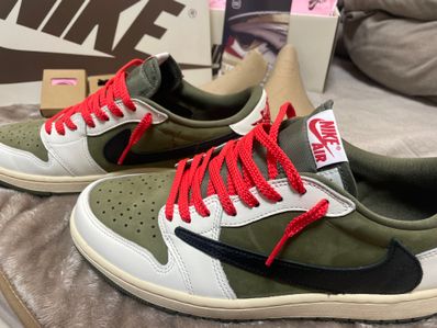 Travis Scott × Nike Air Jordan 1 Low OG SP "Reverse Olive"