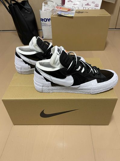 sacai × Nike Blazer Low "Black Patent Leather"