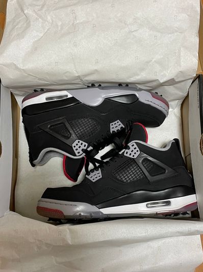 Nike Air Jordan 4 Golf "Bred"