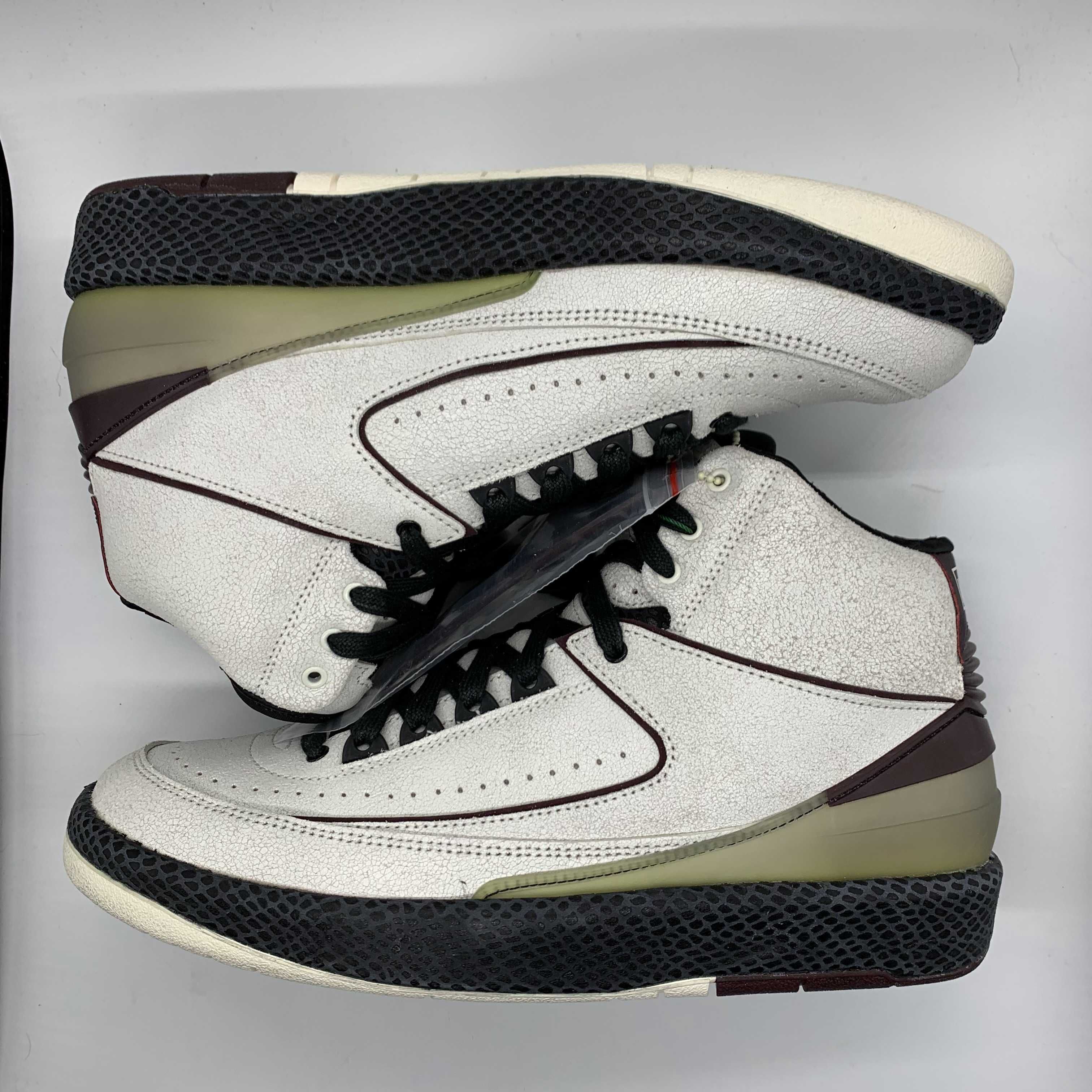 A Ma Maniere × Nike Air Jordan 2 "Airness/Sail and Burgundy"