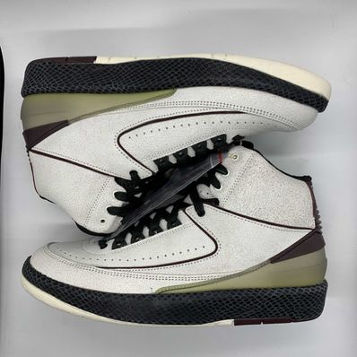 A Ma Maniere × Nike Air Jordan 2 "Airness/Sail and Burgundy"