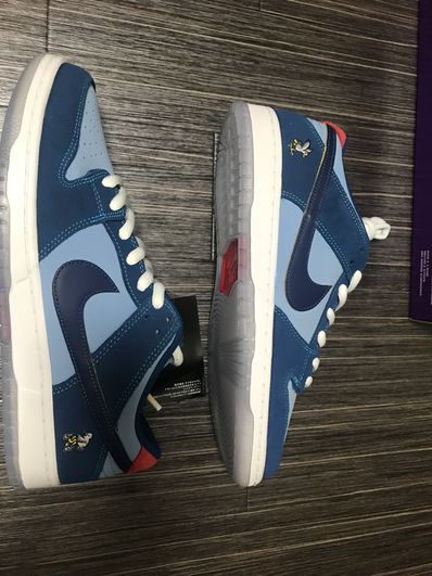 Why So Sad? × Nike SB Dunk Low "Coastal Blue/Speed Yellow-University Red"