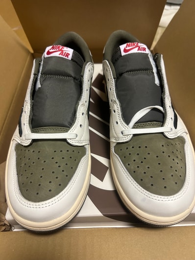 Travis Scott × Nike Air Jordan 1 Low OG SP "Reverse Olive"