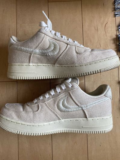 Stussy × Nike Air Force 1 Low "Fossil Stone"