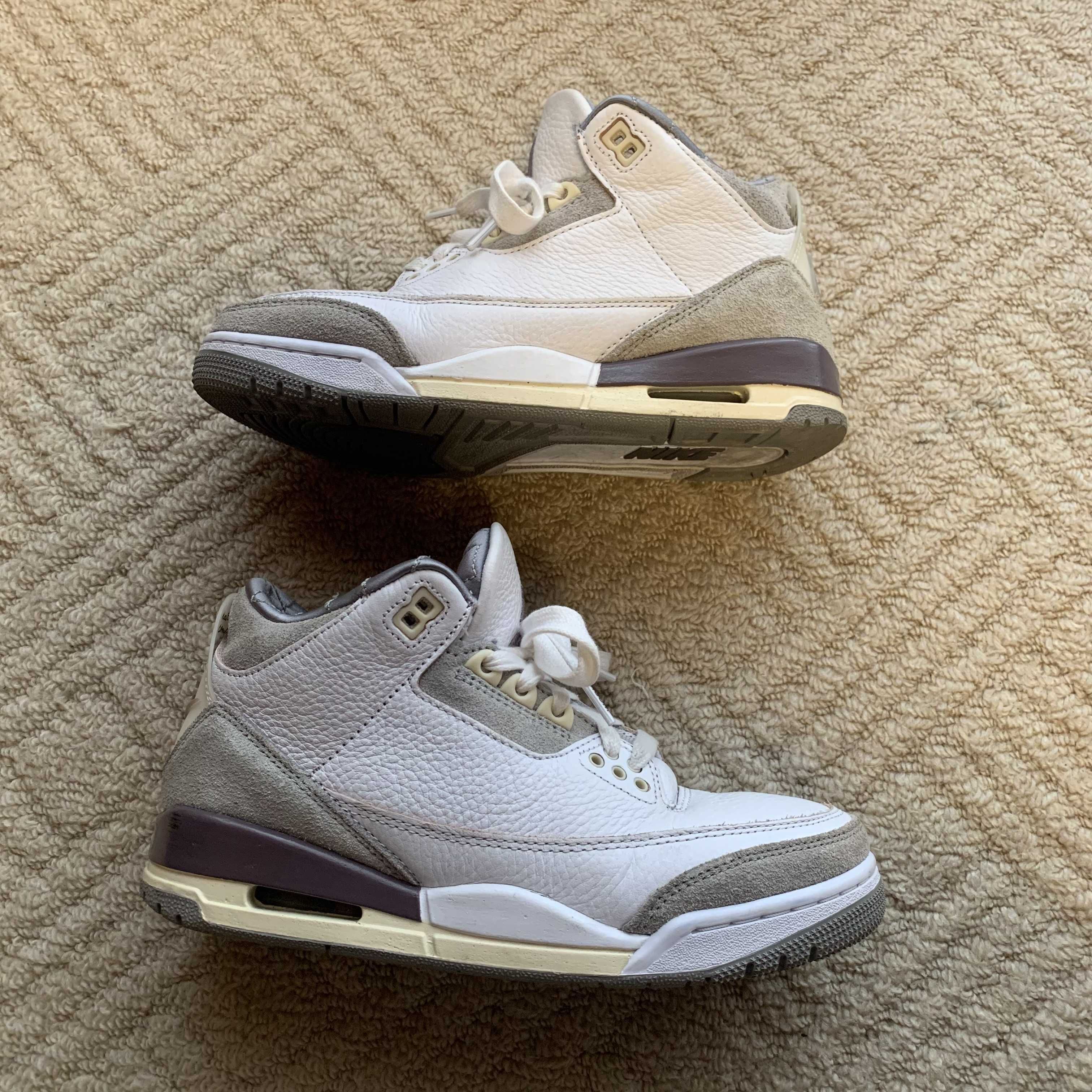 A Ma Maniere × Nike Women's Air Jordan 3 Retro SP "White/Medium Grey Violet Ore"