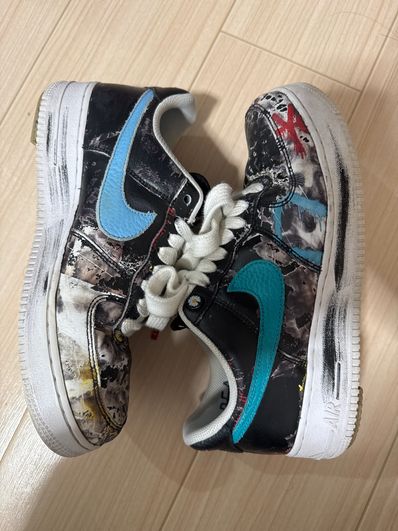 PEACEMINUSONE × Nike Air Force 1 Low '07 Para-Noise 3.0 "Black and Multi-Color" / G-DRAGON